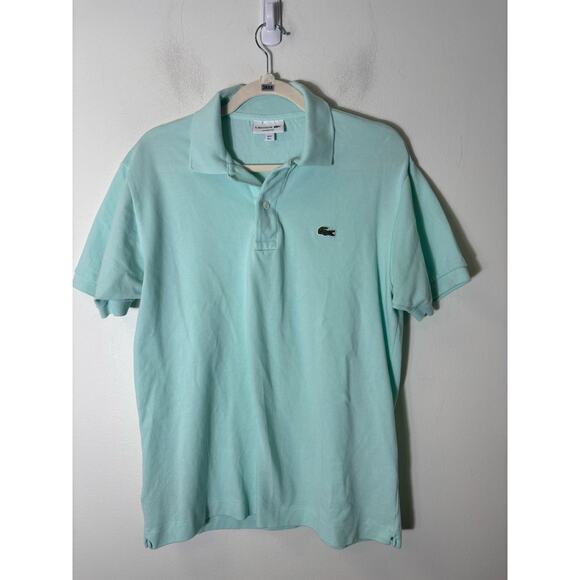 Lacoste Other - Men's Lacoste Mint Green Short Sleeve Polo Style Shirt Sz L